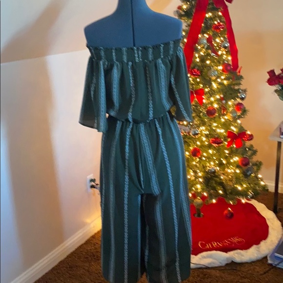 Green Jumpsuit - Picture 3 of 4